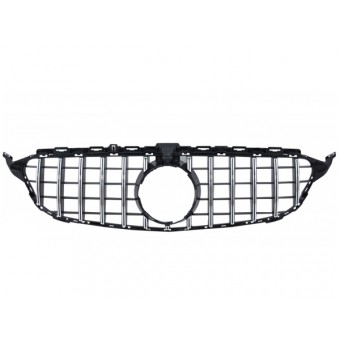 Panjur W205 Krom/Siyah Kam-lı -AMG C63S- 2018-